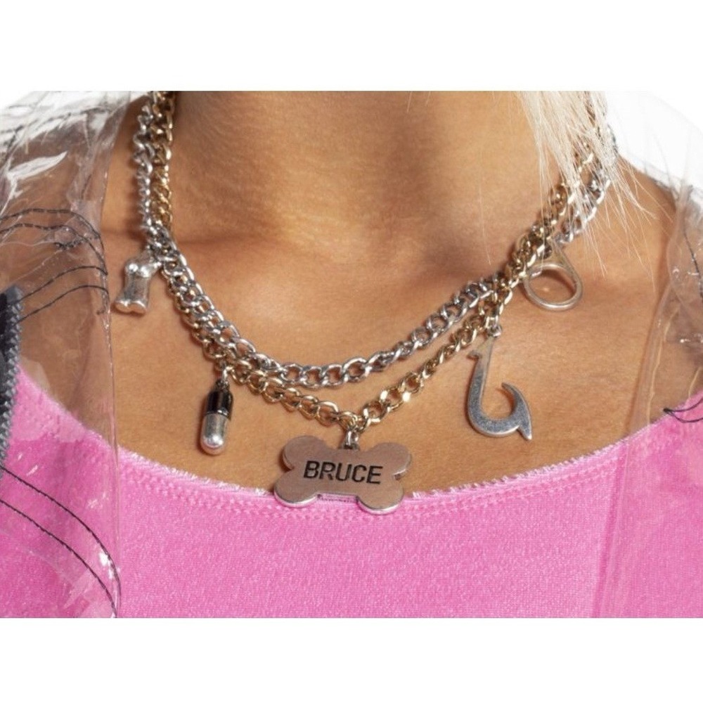 DC Birds Of Prey Harley Quinn Jewelry Kit Charm Necklace & Ear Cuff
